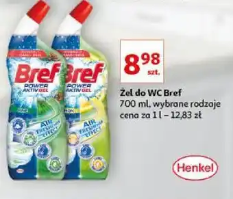 Auchan Płyn do wc pro nature grejpfrutowy bref power aktiv oferta