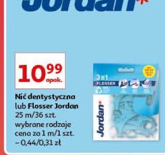 Auchan Nić wykałaczka i czyścik do języka jordan 3-in-1 flosser oferta