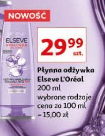 Auchan Odźywka do włosów l'oreal elseve hyaluron plump oferta