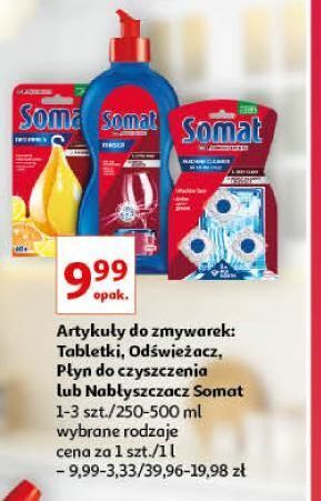 Auchan Odświeżacz do zmywarek lemon & orange somat deo duo-perls oferta