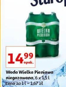 Auchan Woda lecznicza wielka pieniawa oferta