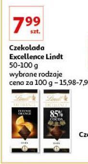 Auchan Czekolada 85 % cacao lindt excellence oferta
