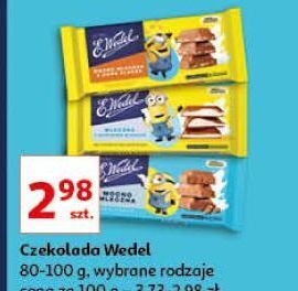 Auchan Czekolada mocno mleczna e. wedel oferta