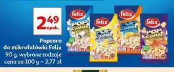 Auchan Popcorn karmelowy felix pop corn oferta