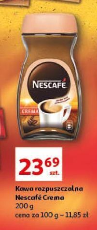 Auchan Kawa nescafe crema oferta
