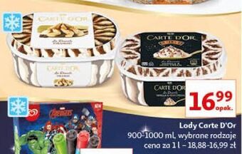 Auchan Lody tiramisu algida carte d'or les desserts oferta