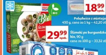 Auchan Ślimaki po burgundzku bio abramczyk oferta