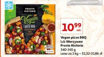 Auchan Pizza warzywna z grillowaną papryką i bazyliowym pesto iglotex proste historie z pieca kamiennego oferta