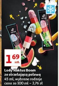 Auchan Lód boom czerwony nestle kaktus oferta