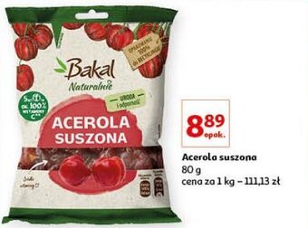 Auchan Acerola suszona bakal naturalnie oferta