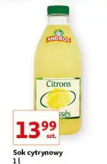 Auchan Sok cytrynowy andros oferta