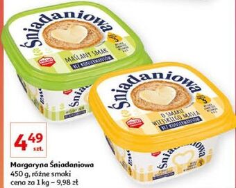 Auchan Margaryna śniadaniowa maślany smak oferta