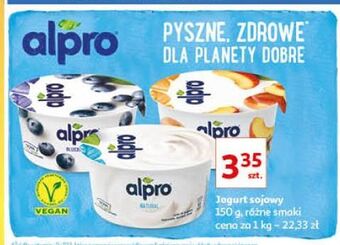 Auchan Jogurt sojowy jagodowy alpro oferta