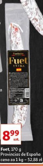 Auchan Fuet provincias de espana oferta