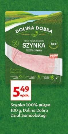 Auchan Szynka 100% mięsa dolina dobra oferta