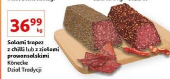 Auchan Salami trapez z chilli koneckie oferta