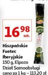 Auchan Fuet iberico elpozo oferta