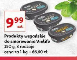Auchan Krem do smarowania garlic & herbs violife oferta