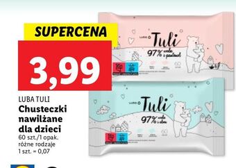Lidl Chusteczki nawilżane dla dzieci tuli oferta