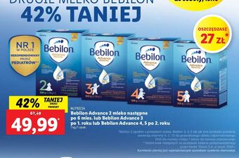 Lidl Mleko 4 bebilon advance pronutra oferta