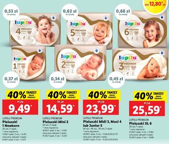 Lidl Pieluchy 4 maxi lupilu premium oferta