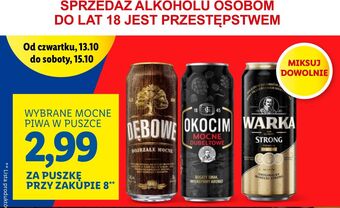 Lidl Piwo okocim mocne dubeltowe oferta