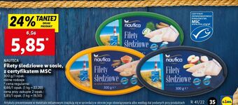 Lidl Filety śledziowe w sosie śmietanowym nautica schwartz oferta