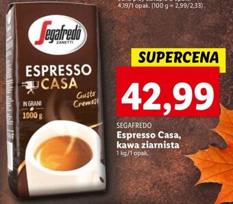 Lidl Kawa segafredo espresso casa oferta