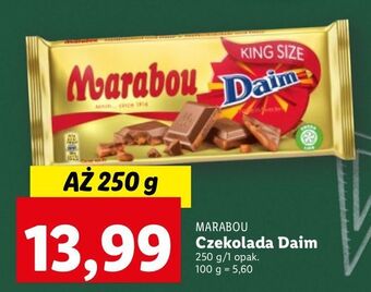 Lidl Czekolada marabou daim oferta