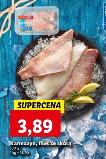 Lidl Karmazyn filet ze skórą abramczyk oferta