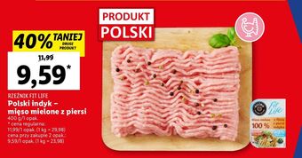 Lidl Mięso mielone z piersi indyka rzeźnik codzienna dostawa fit life oferta