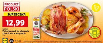 Lidl Kurczak z boczkiem w marynacie do pieczenia rzeźnik codzienna dostawa oferta
