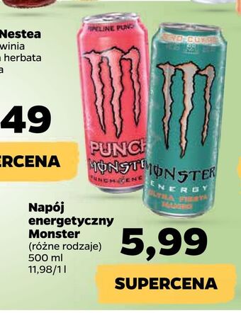 Netto Napój energetyczny monster oferta