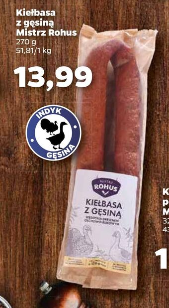Netto Kiełbasa z gęsiną mistrz rohus oferta