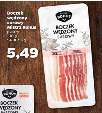 Netto Boczek wędzony surowy mistrz rohus oferta