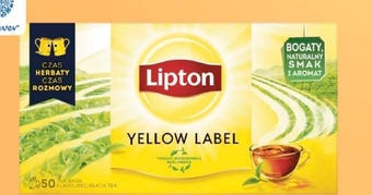 Lipton yellow label herbata czarna 100 g (50 torebek)