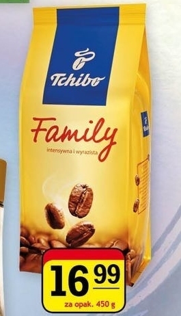 Gram Market Tchibo family kawa palona mielona 450 g oferta