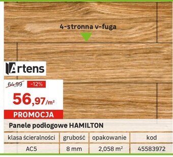 Leroy Merlin Panele podłogowe artens oferta