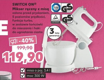 Kaufland Mikser switch on oferta