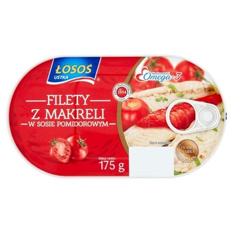 Społem Łosoś ustka filety z makreli w sosie pomidorowym 175 g oferta