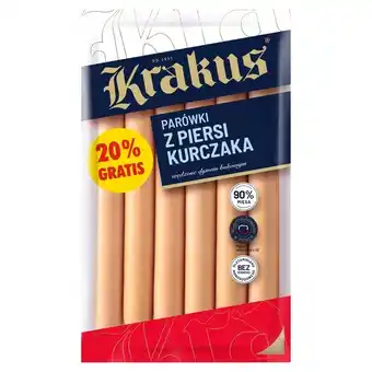 Dino Krakus parówki z piersi kurczaka  240 g oferta