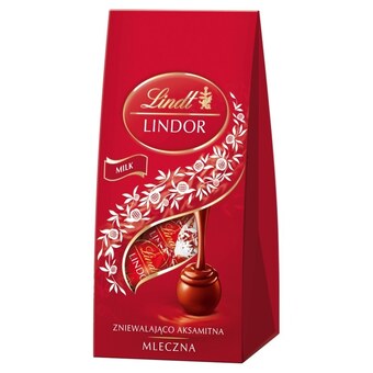 Auchan Lindt lindor praliny z czekolady mlecznej 100 g oferta