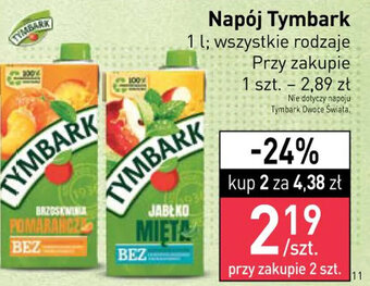 Stokrotka tymbark napój 1l oferta
