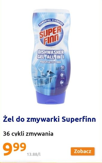 Action Superfinn żel do zmywarki 36 cykli zmywania oferta