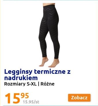Action Legginsy termiczne z nadurkiem oferta