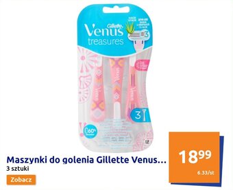 Action Gillette maszynki do golenia venus treasures 3szt. oferta