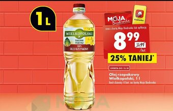 Biedronka wielkopolski olej rzepakowy, 1l oferta