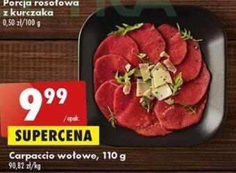 Biedronka carpaccio wołowe, 110g oferta