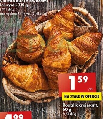 Biedronka rogalik croissant, 60g oferta