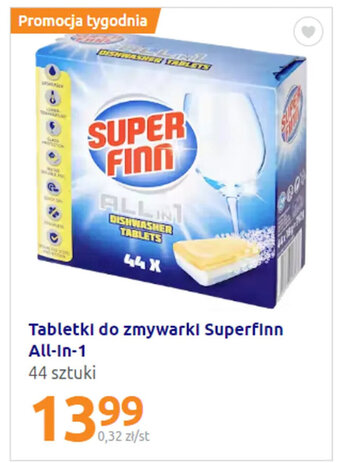 Action Superfinn tabletki do zmywarki all-in-1 44szt. oferta